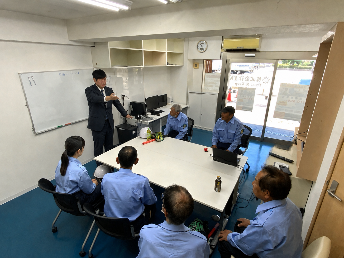 国家資格保有者による指導風景